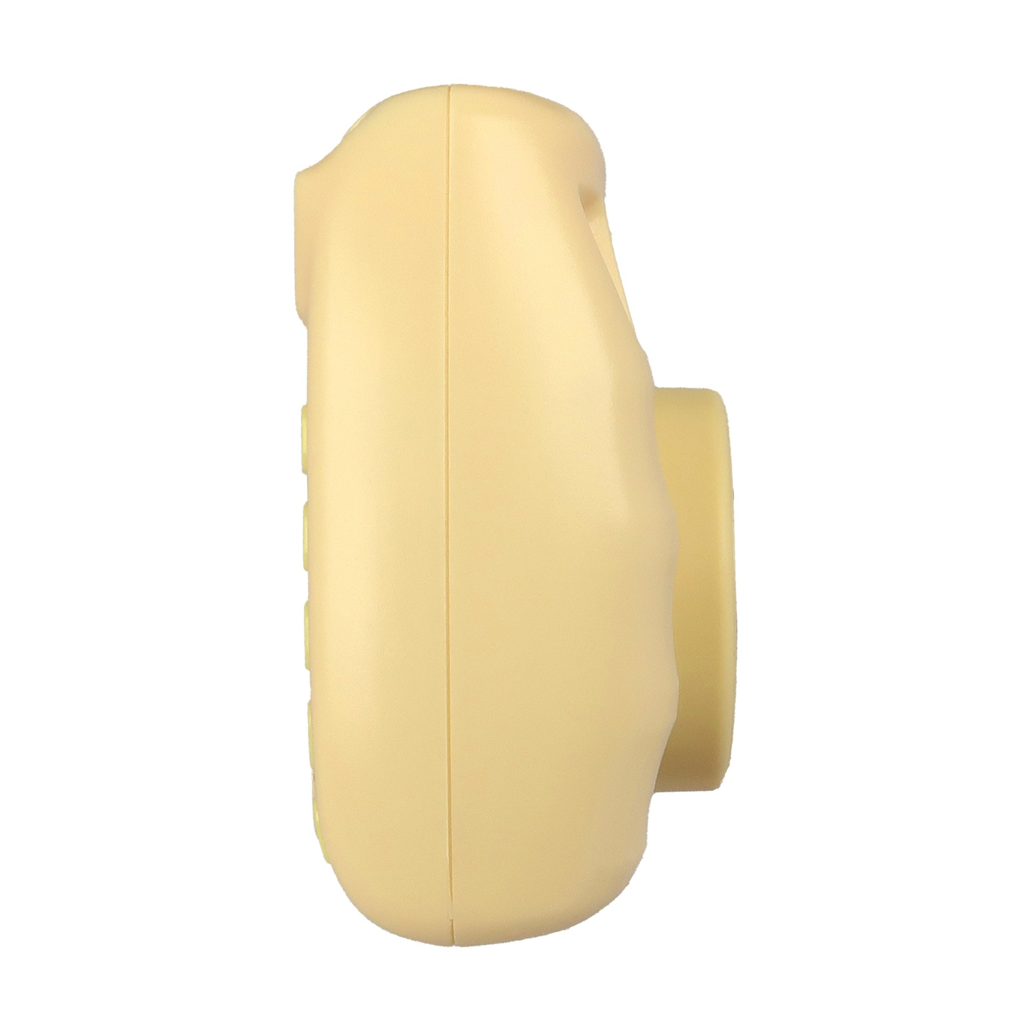Un paraluce giallo con un cerchio interno più chiaro.