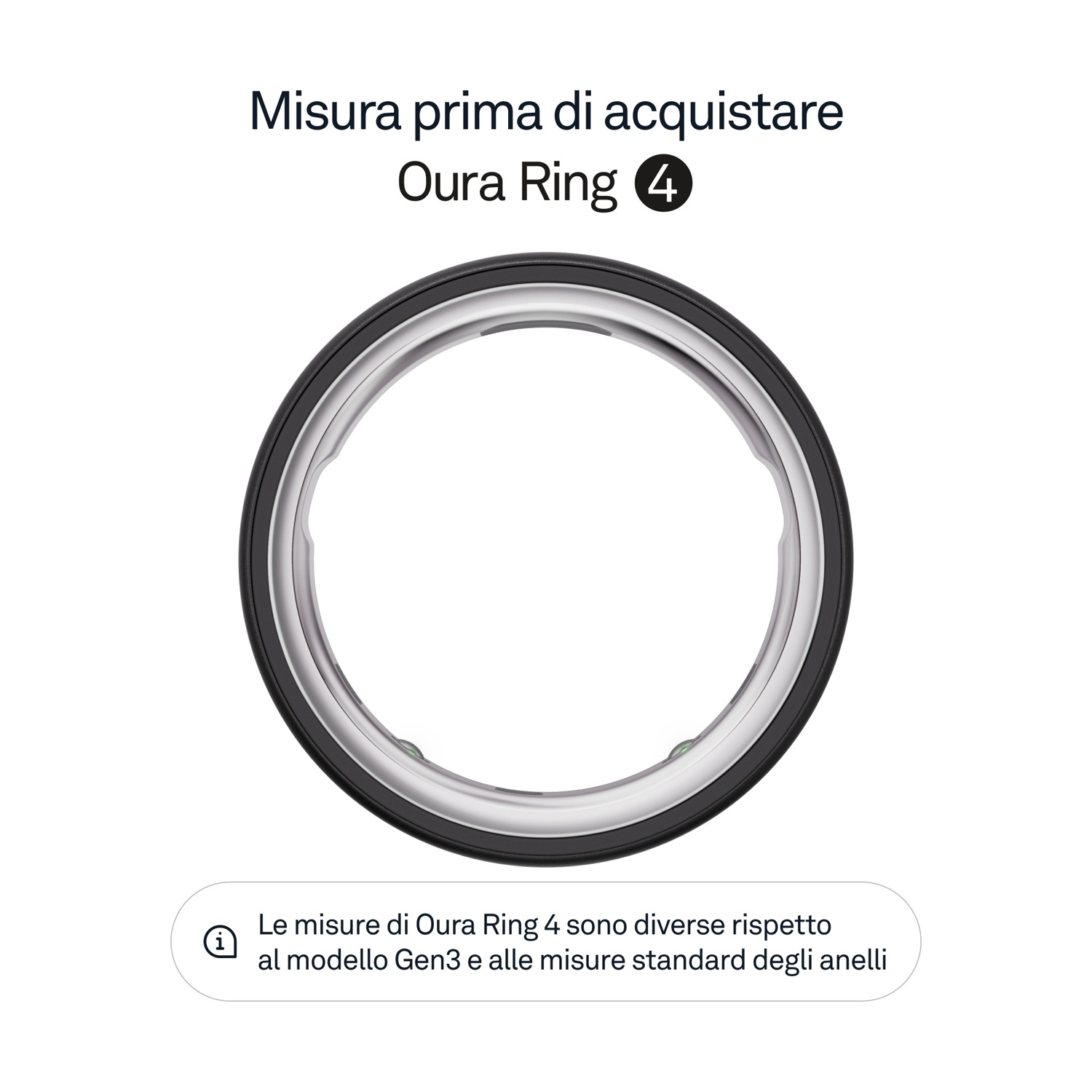 Oura Ring 4: Messen vor dem Kauf. Maße weichen ab.