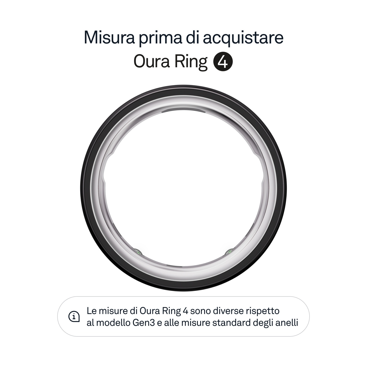Oura Ring 4: Messen Sie vor dem Kauf. Die Maße des Oura Ring 4 sind anders als bei Gen3.