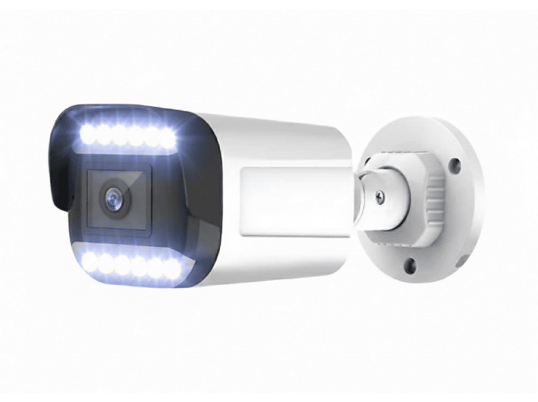 BISES BS 3312W 5 Megapiksel SONY Lens 12 Warm Led Gece Renkli Gösteren Güvenlik Kamerası Beyaz