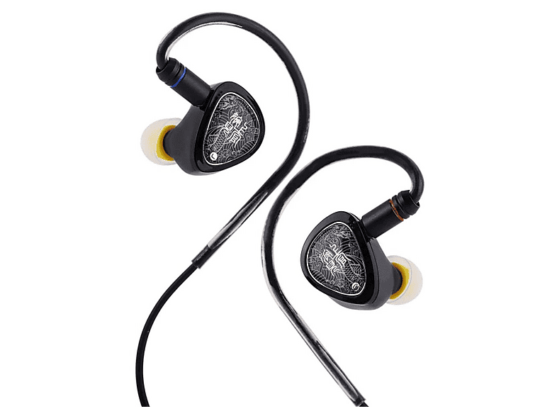 TANGZU Wan'er S.G II 10mm PET Diyaframlı Hi-Fi IEM (Type-C - Mikrofonlu) Kablolu Kulak İçi Kulaklık Siyah
