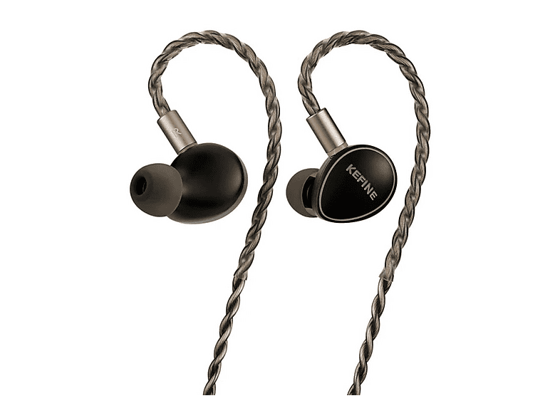 KEFINE Quatio 2DD+2BA Hibrit Sürücülü Hi-Fi IEM Kablolu Kulak İçi Kulaklık Siyah