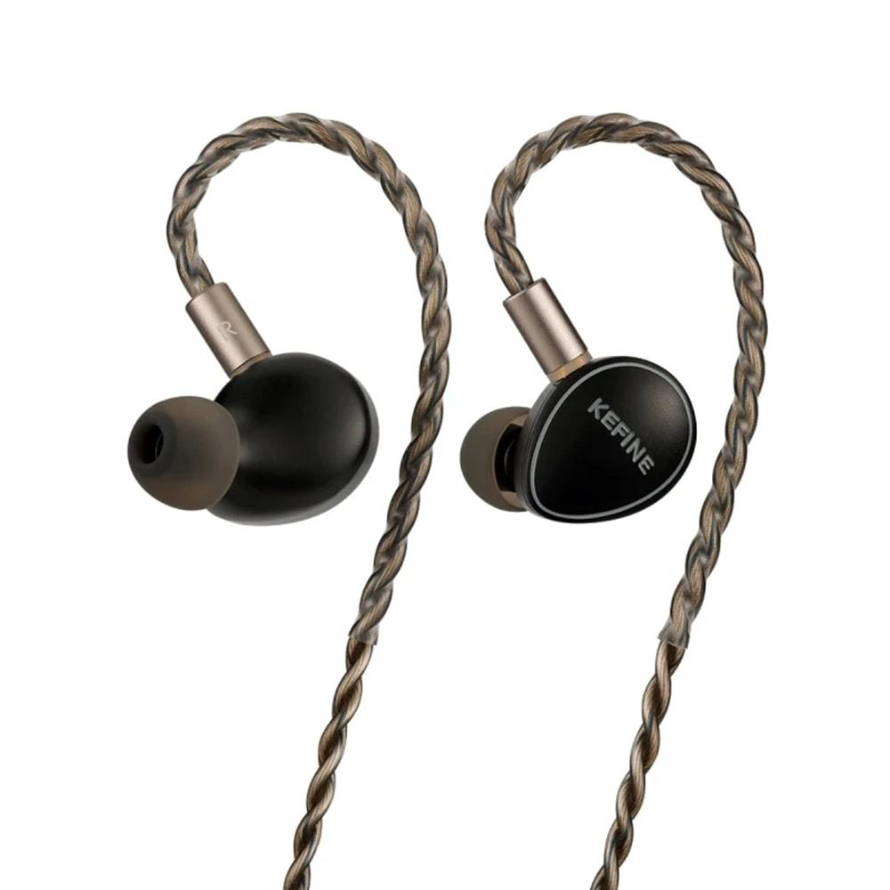 KEFINE Quatio 2DD+2BA Hibrit Sürücülü Hi-Fi IEM Kablolu Kulak İçi Kulaklık Siyah