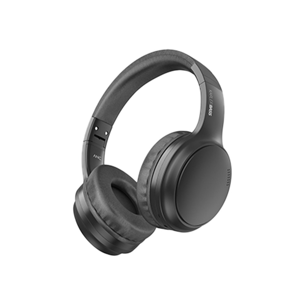 KARLER BASS KRH4 ANC Kablolu ve Kablosuz Kulak Üstü Kulaklık Siyah