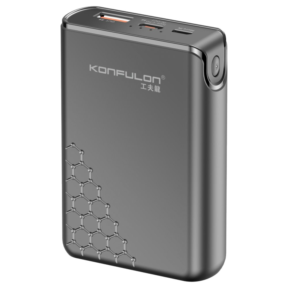 KONFULON A6Q 22.5W PD 10000 mAh mAh Powerbank Siyah