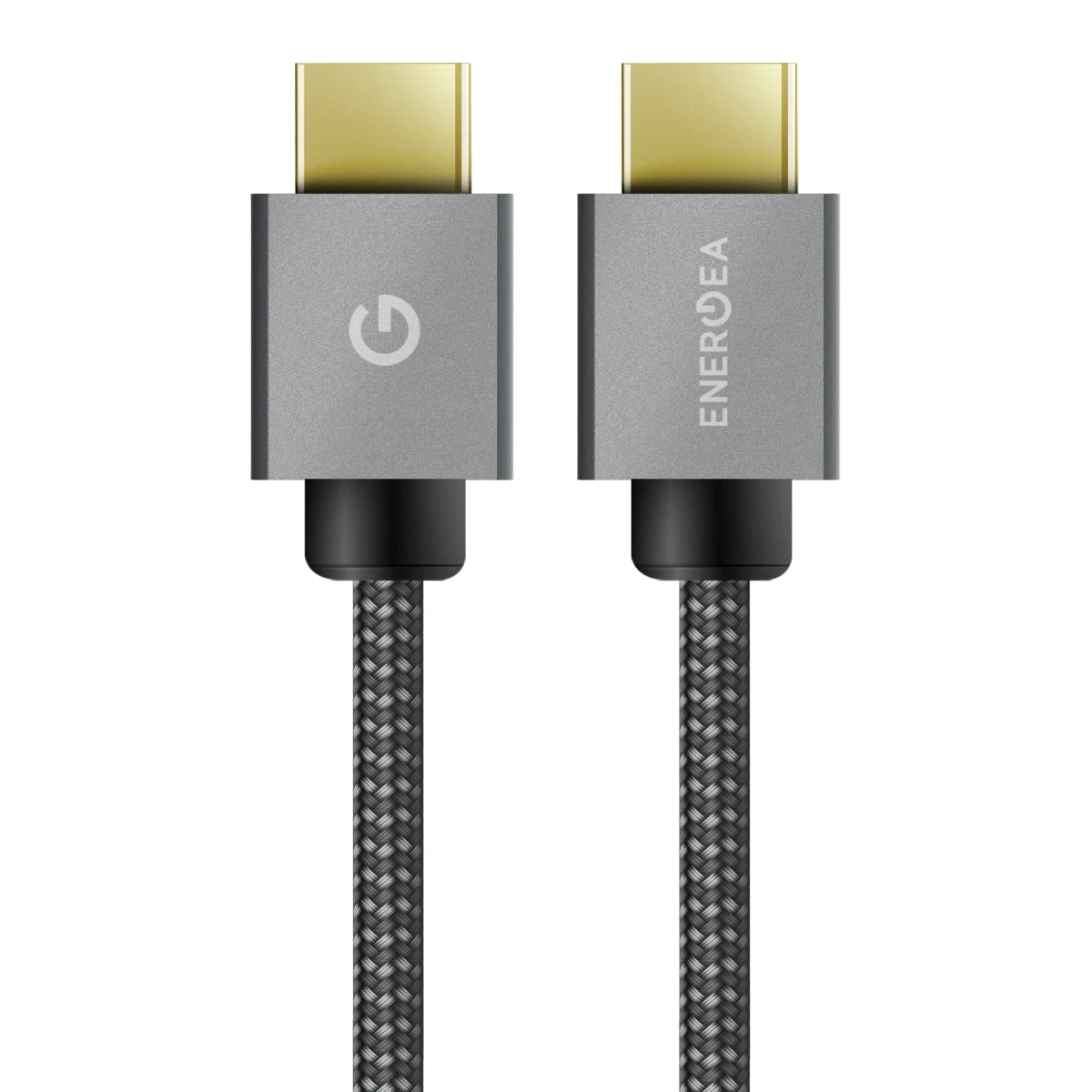 ENERGEA FibraTough 2 Metre HDMI 2.1 8K 60 Hz HDMI to HDMI Kablo HDMI Kablo Siyah
