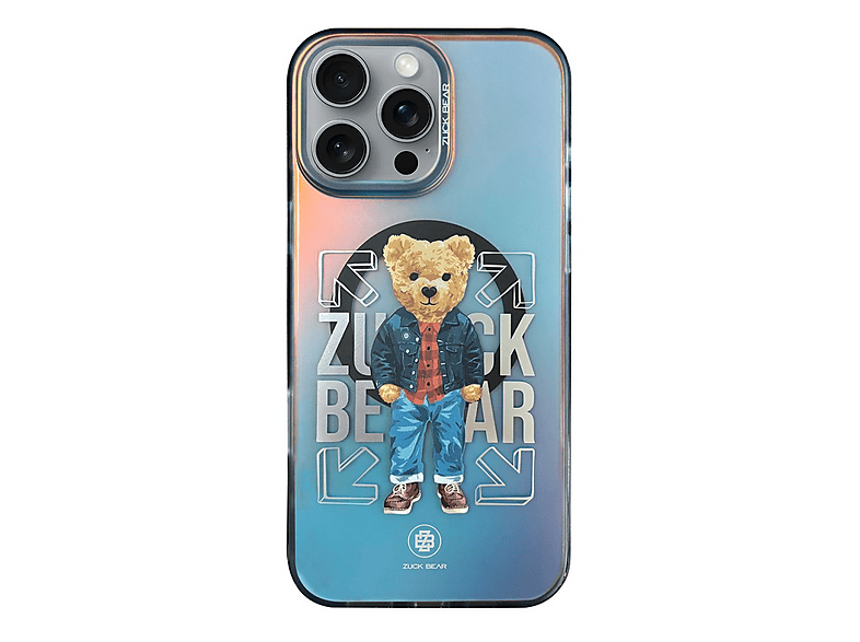 ZUCKBEAR California Cool iPhone 16 Pro MagSafe Shirt Telefon kılıfı Mavi