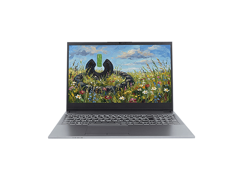 JODABOOK C15 Pure, Notebook, mit 15,6 Zoll Display, Intel® Core™ i7, 16 GB RAM, 1 TB SSD, Intel® Iris® Xᵉ, Silber, Windows 11 Pro