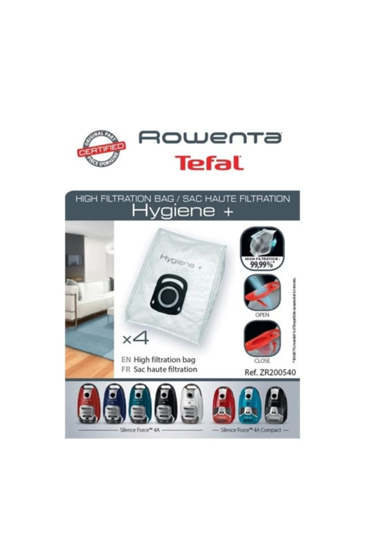 POPULER Uyumlu  Hygiene+ Toz Torbası (Bir Pakette 4 Adet)