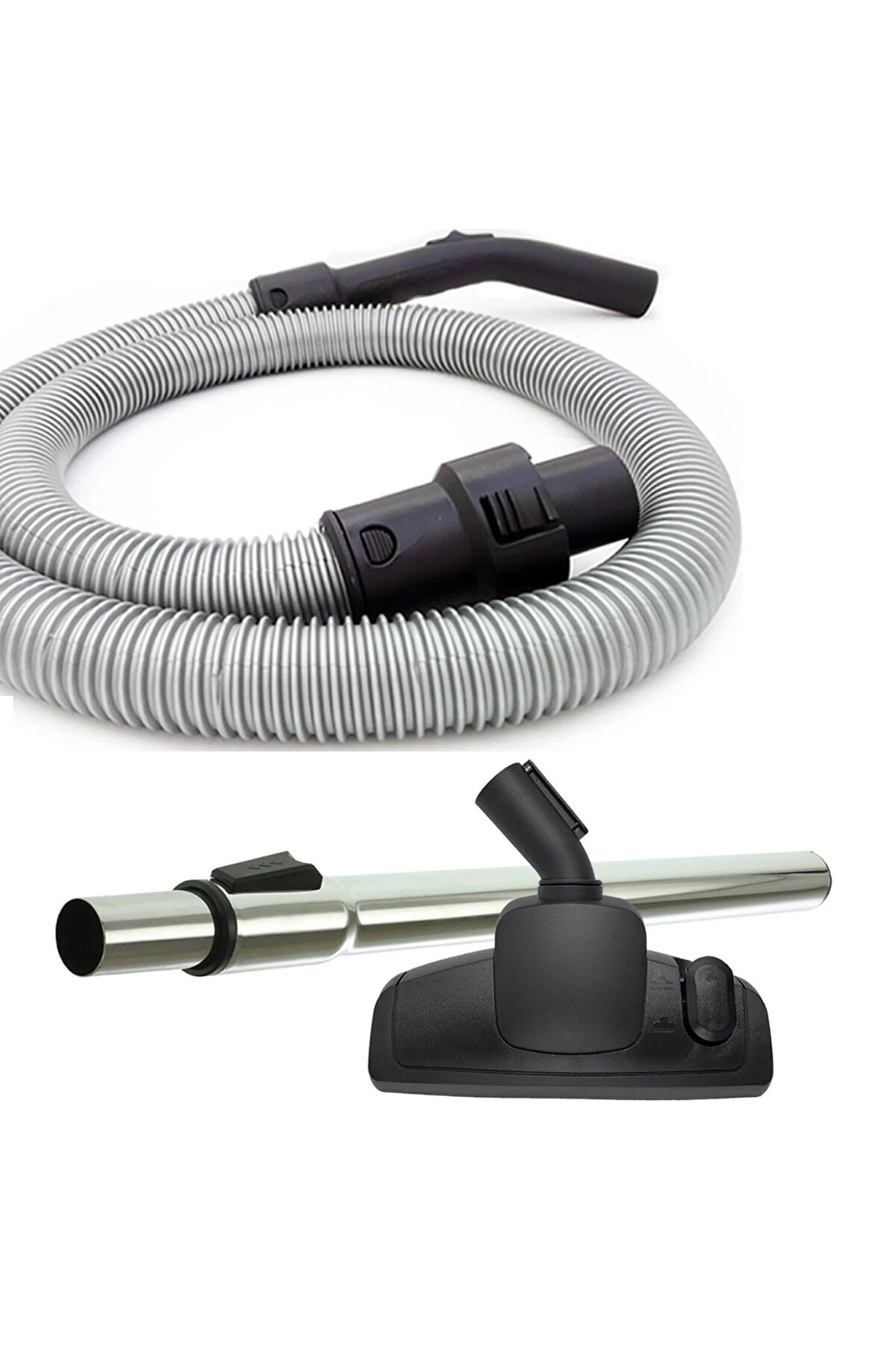 POPULER Philips FC 8146 Easy Life Uyumlu  Süpürge Hortumu Emici Başlık Teleskopik Boru