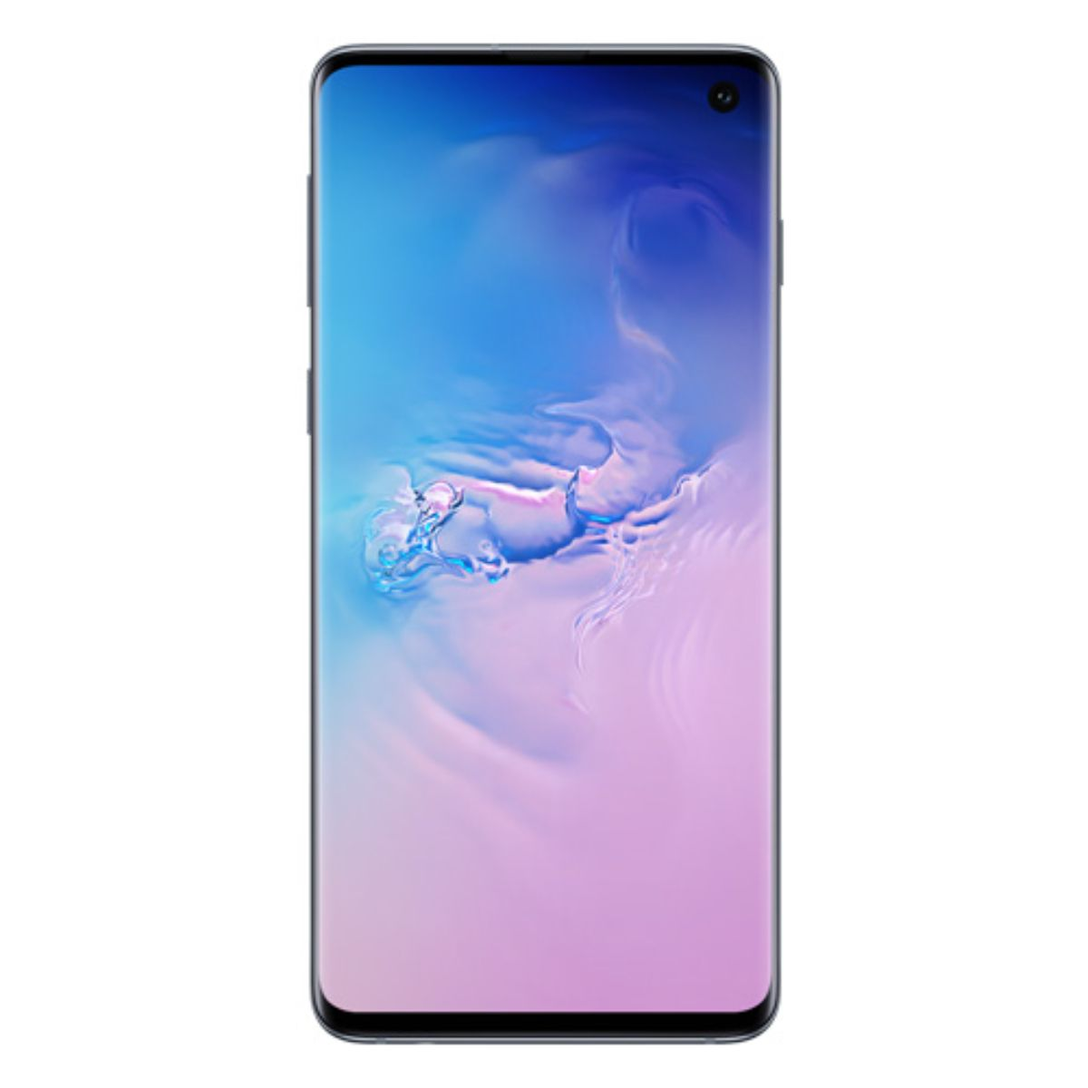 Ein modernes Smartphone mit einem weiten, farbenfrohen Bildschirm.