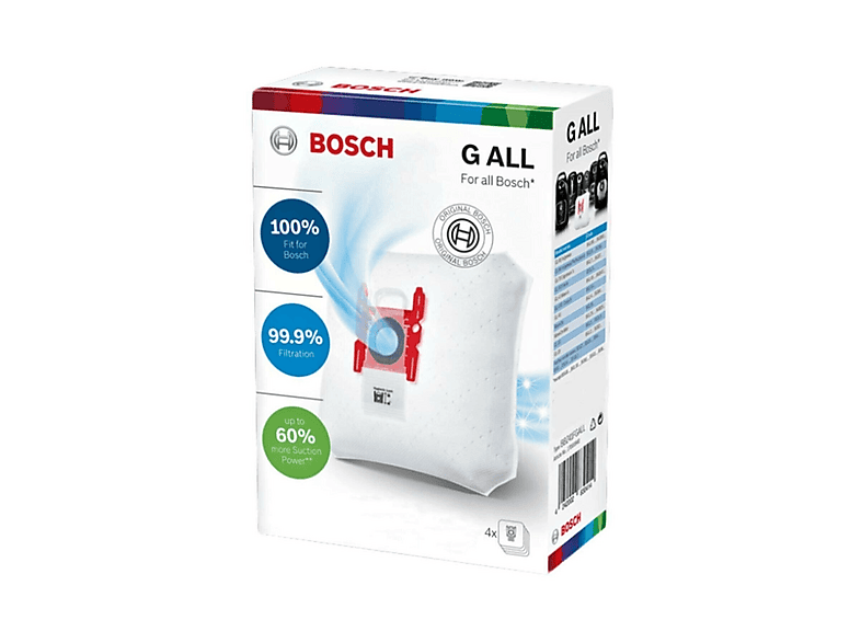 POPULER Bosh BSA 2602 Süpürge G All Uyumlu  Toz Torbası 4 Adet
