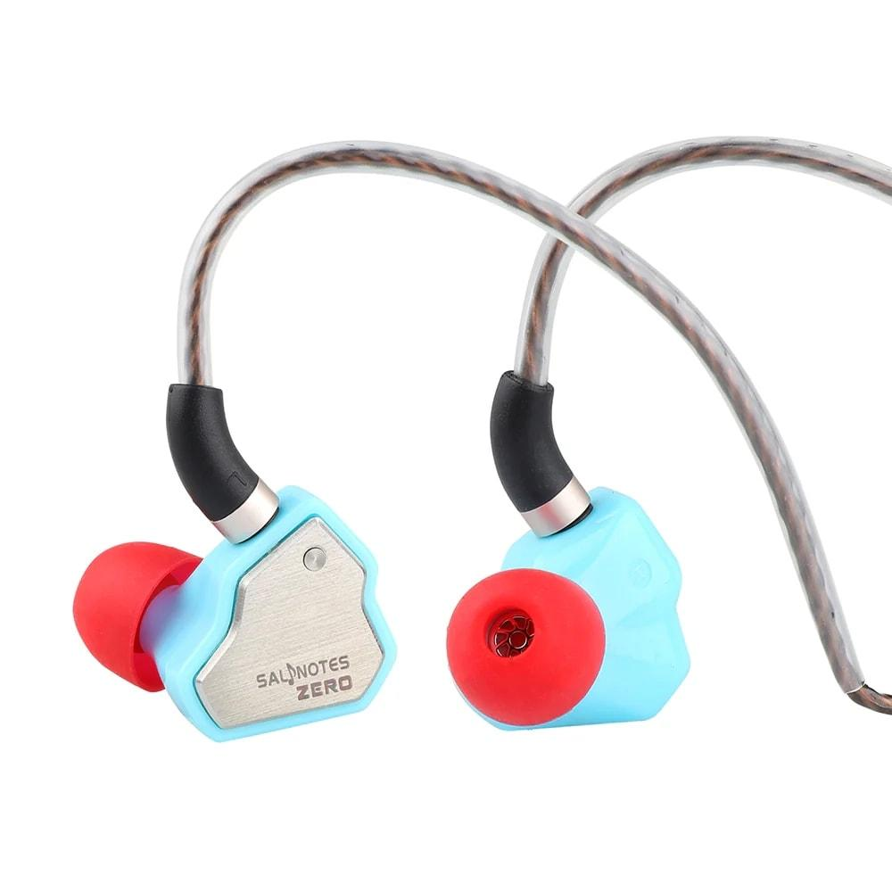 7HZ Salnotes Zero 10mm Dinamik Sürücülü Hi-Fi IEM (3.5mm - Mikrofonsuz) Kablolu Kulak İçi Kulaklık Mavi