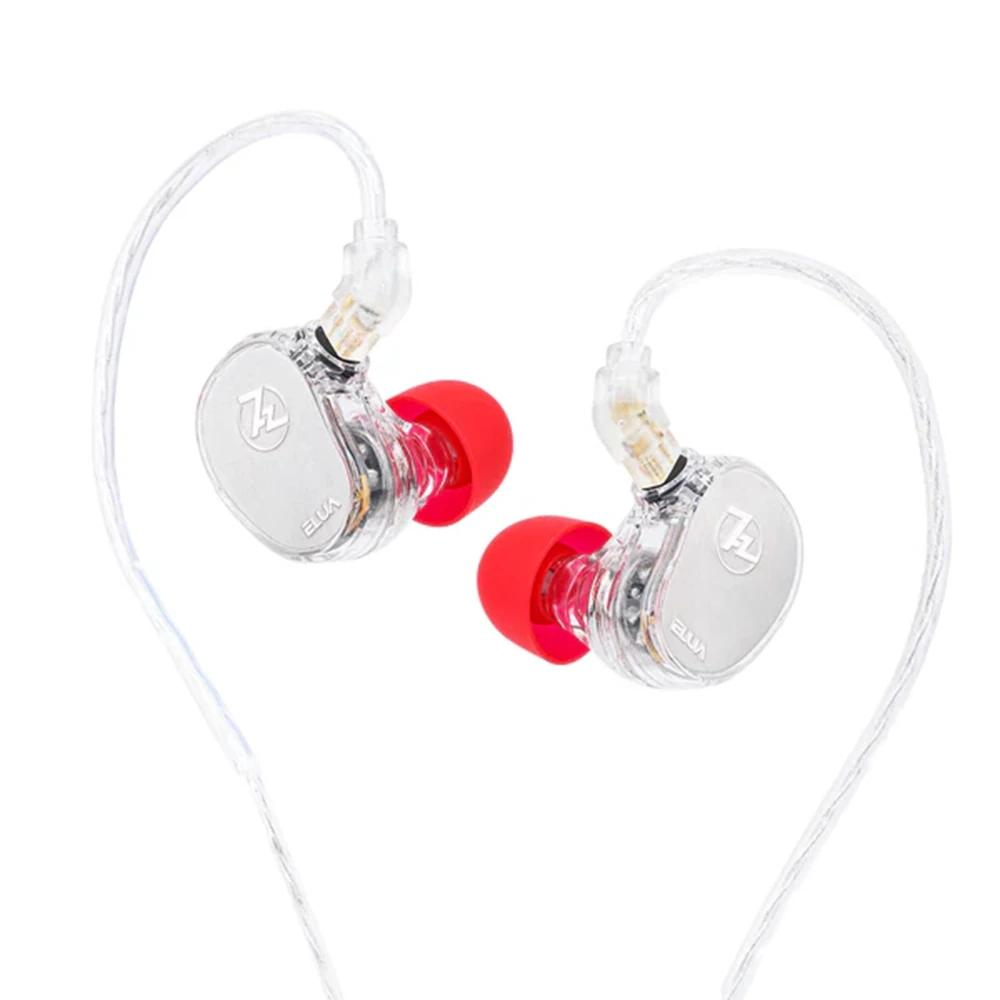 7HZ x HBB Elua Çift Dinamik Sürücülü Hi-Fi IEM Kablolu Kulak İçi Kulaklık Beyaz