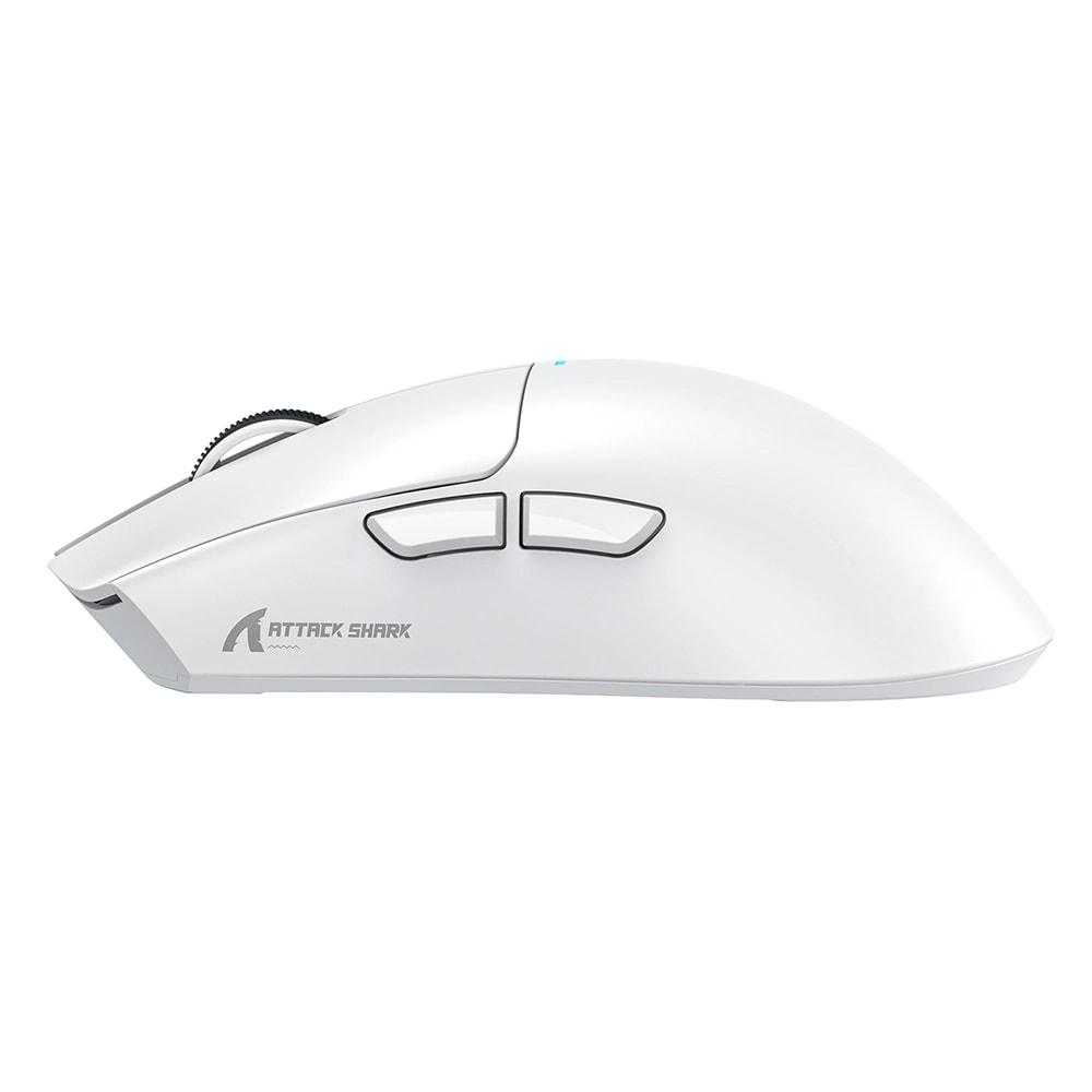 ATTACK SHARK X11 Şarj İstasyonlu 1000 Hertz Wireless Gaming Mouse Beyaz
