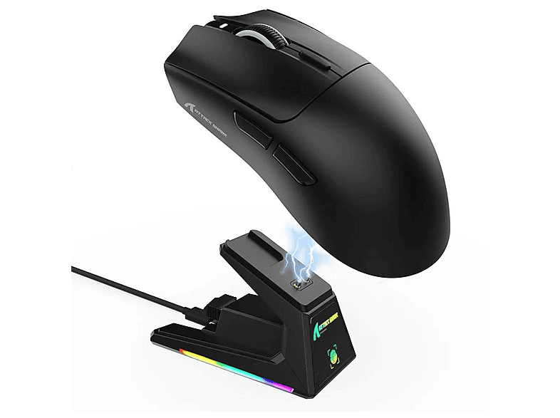ATTACK SHARK X1 Şarj İstasyonlu Touchpadli Wireless Gaming Mouse