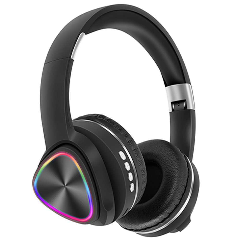 KARLER BASS Tune 650 BT Rgb Anc Kablolu ve Kablosuz Kulak Üstü Kulaklık Siyah