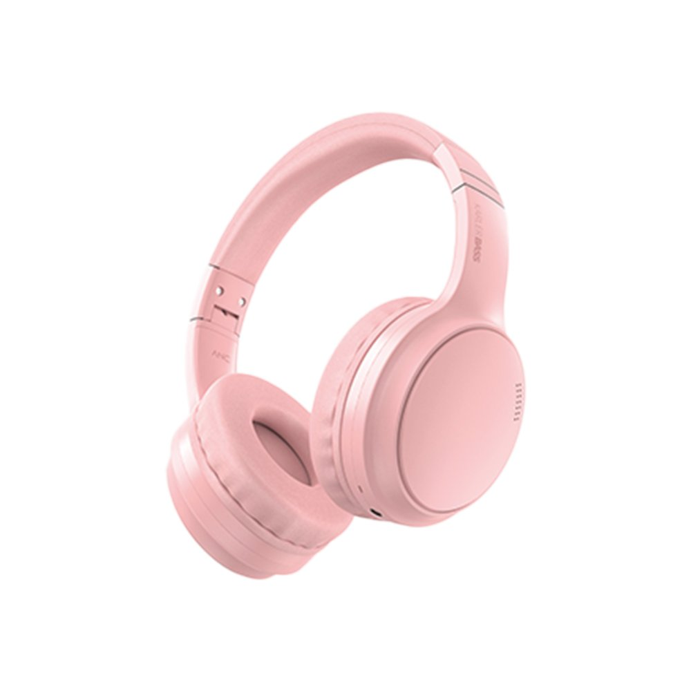 KARLER BASS Karler Bass KRH4 Anc Kablolu ve Kablosuz Kulak Üstü Kulaklık Pembe