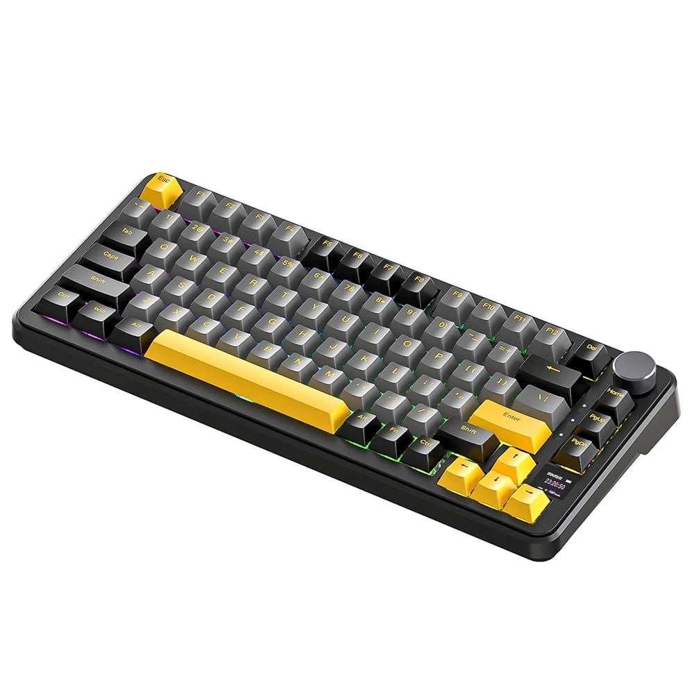 ATTACK SHARK X85 Pro Kablosuz Klavye Mekanik Klavye Siyah