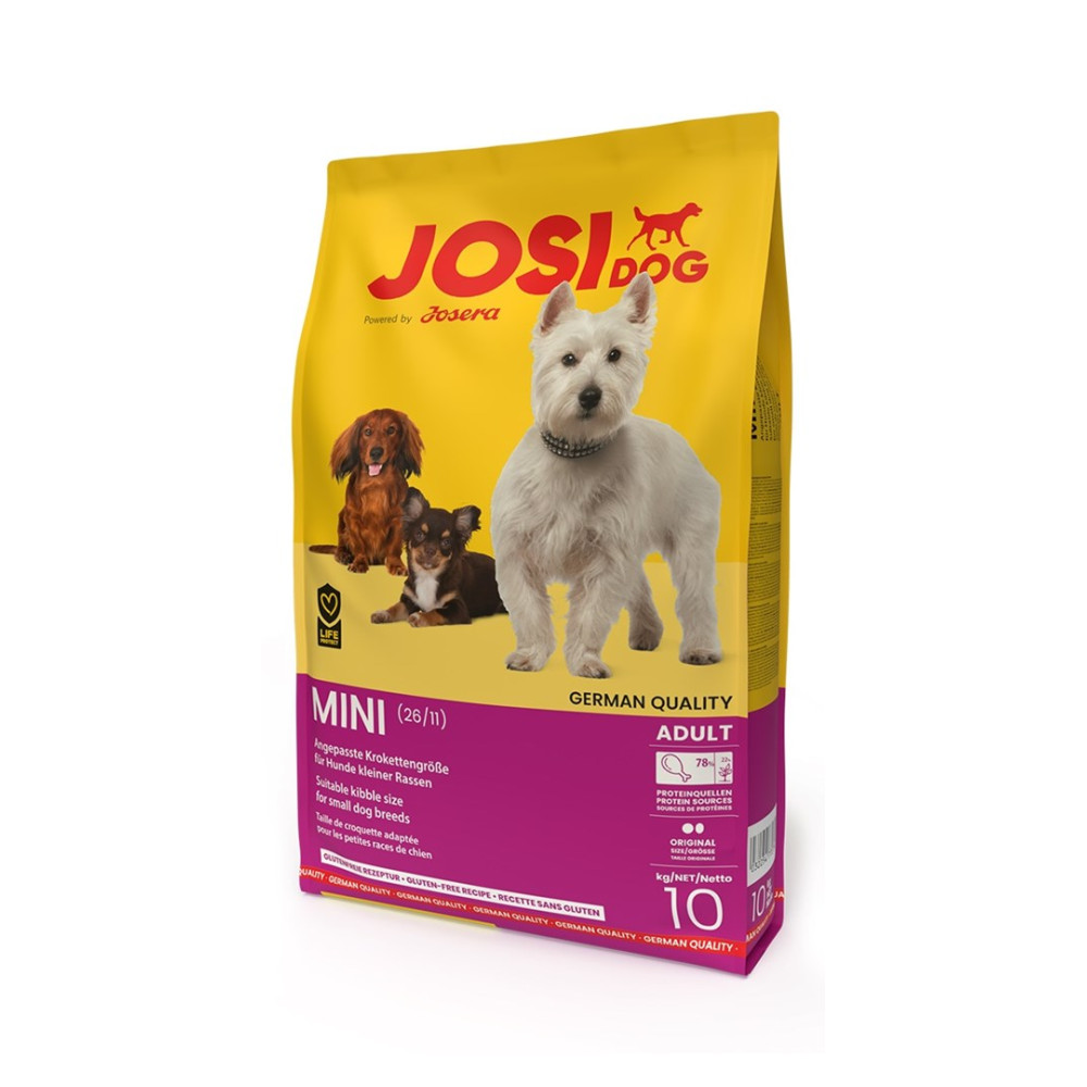 Torba Josi Dog Mini z trzema psami: Westie, Chihuahua i Jamnik.