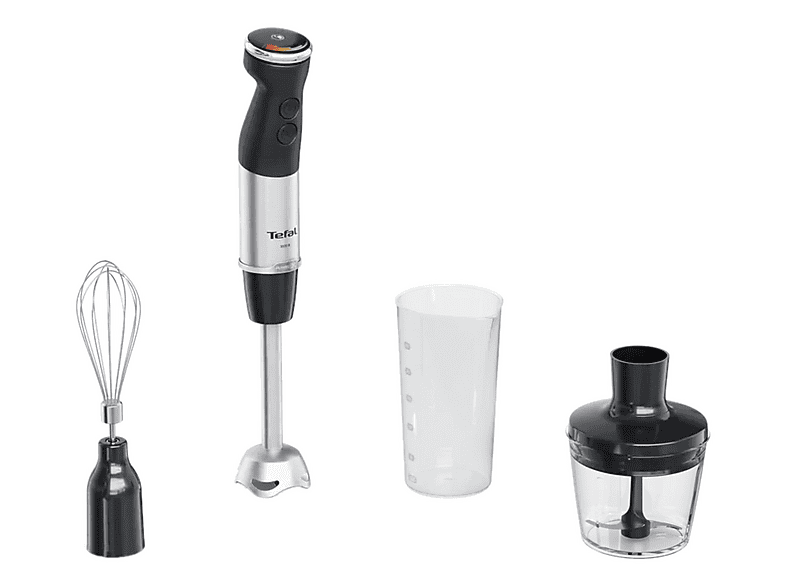 TEFAL HB6738CH QUICKCHEF+ BLK/SIL Mixer Schwarz (1000 Watt, 800 ml)