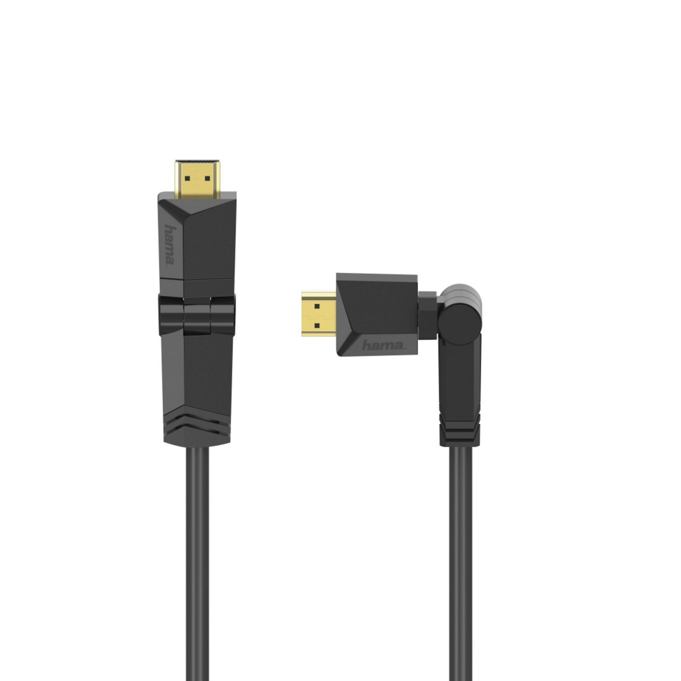 Twee zwarte HDMI-kabels met gouden connectoren op witte achtergrond.