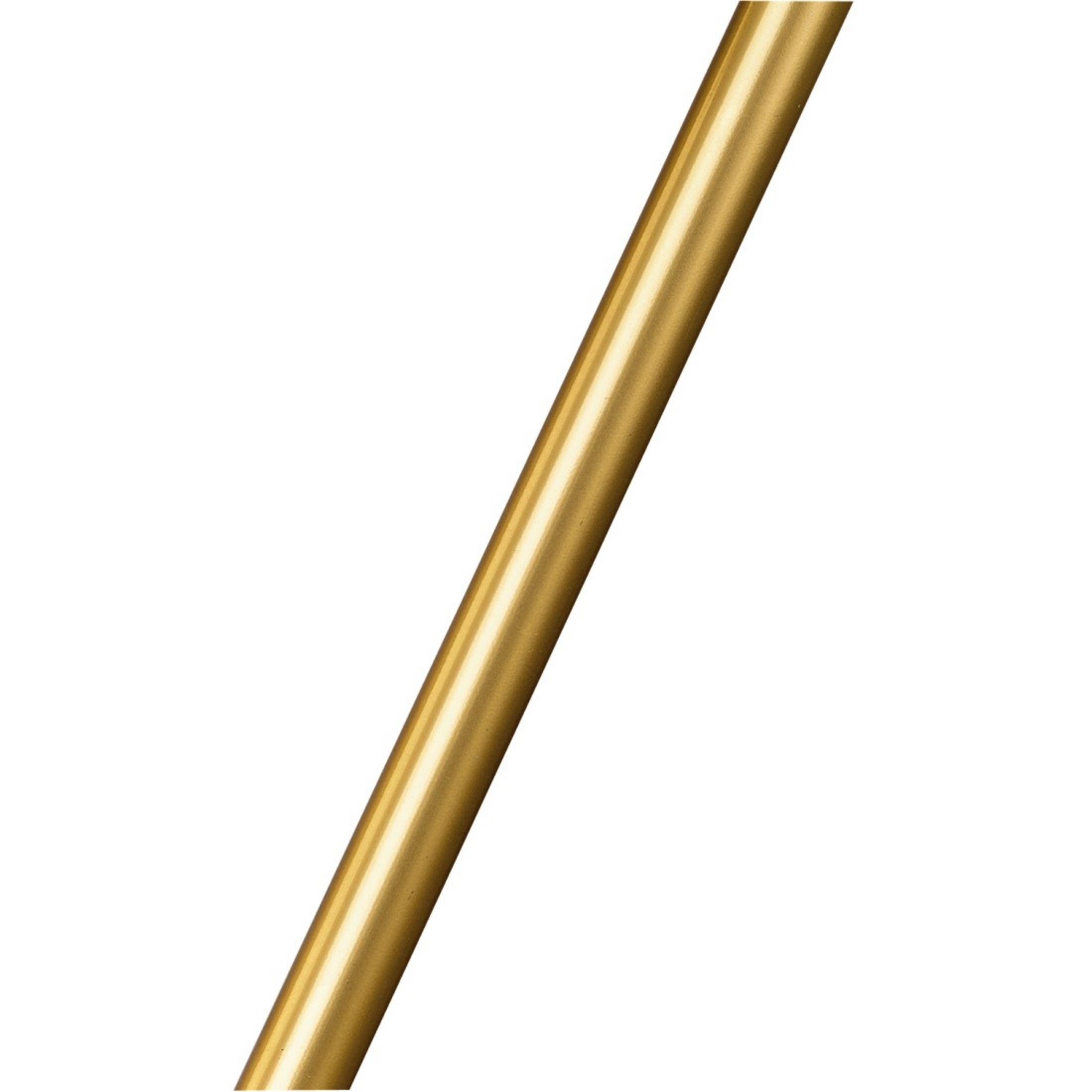 Ein goldener Stab auf weißem Hintergrund.