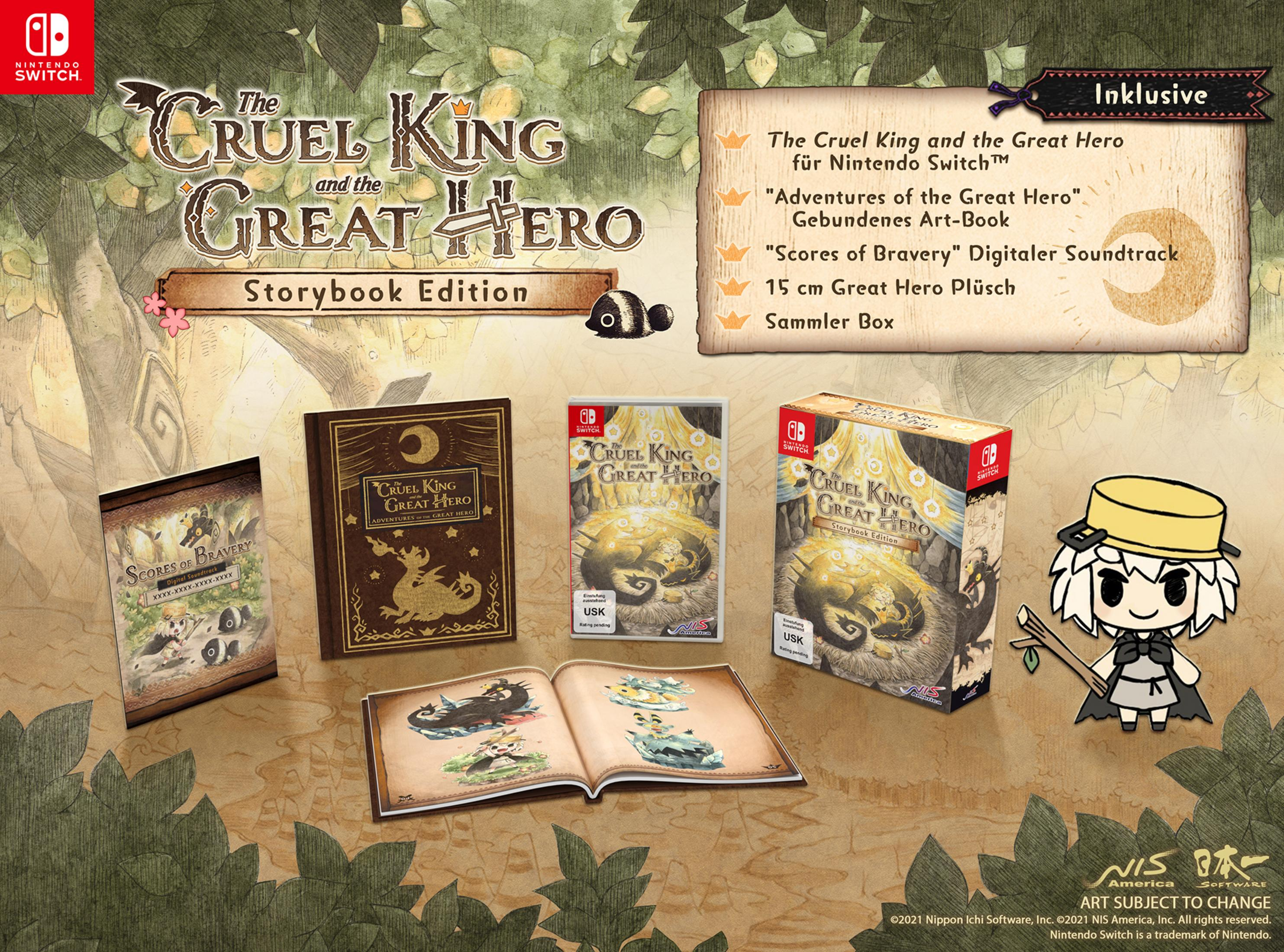 Nintendo Switch Spiel "The Cruel King and the Great Hero" Storybook Edition.