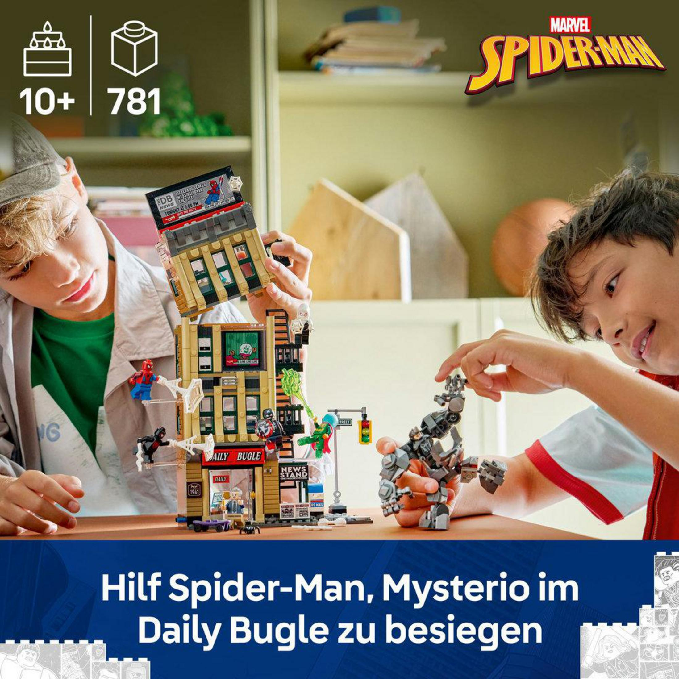 LEGO Marvel Örümcek Adam Mysterio'ya Karşı: Daily Bugle 76342