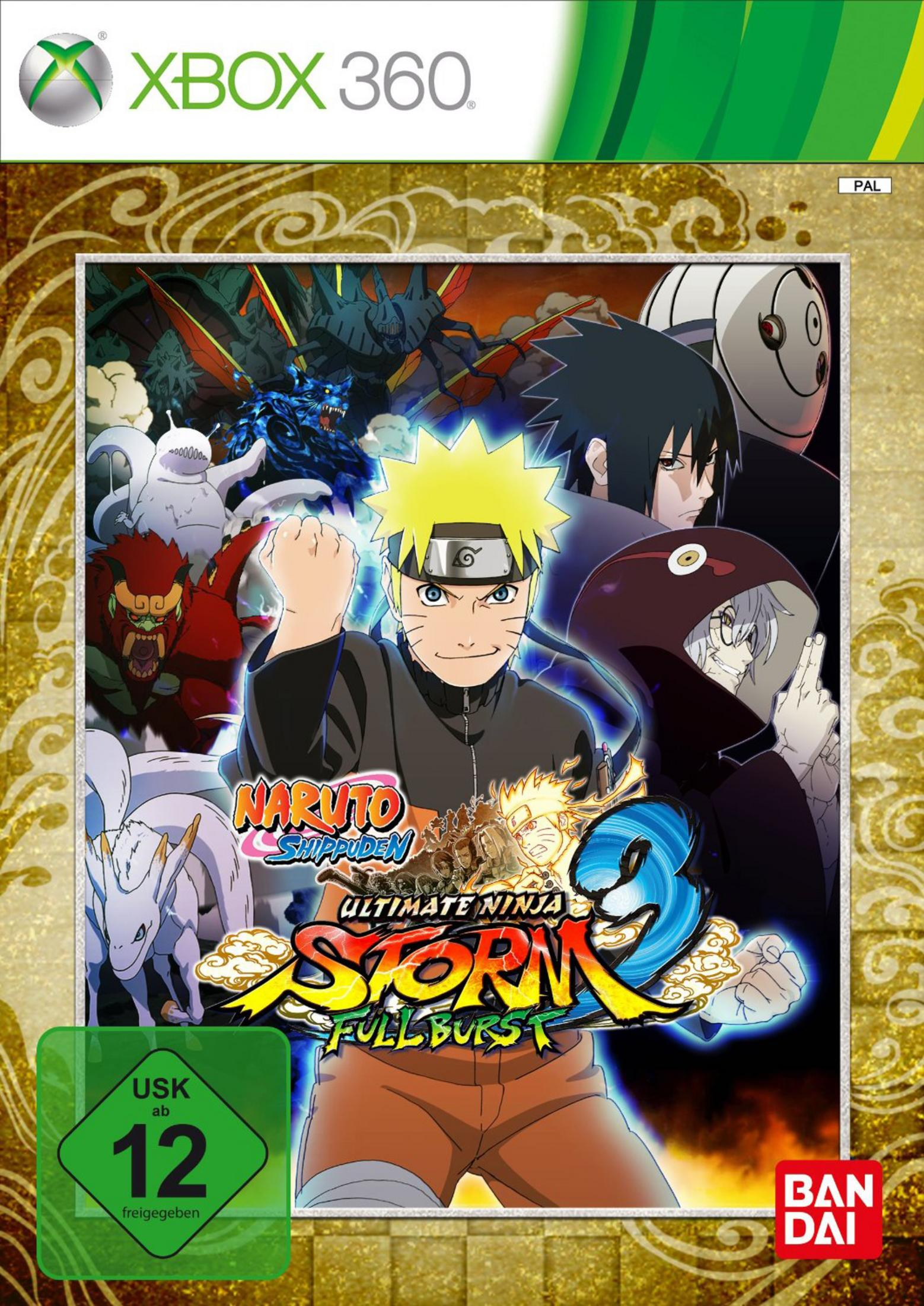 Cover von Naruto Shippuden: Ultimate Ninja Storm 3 Full Burst für Xbox 360.