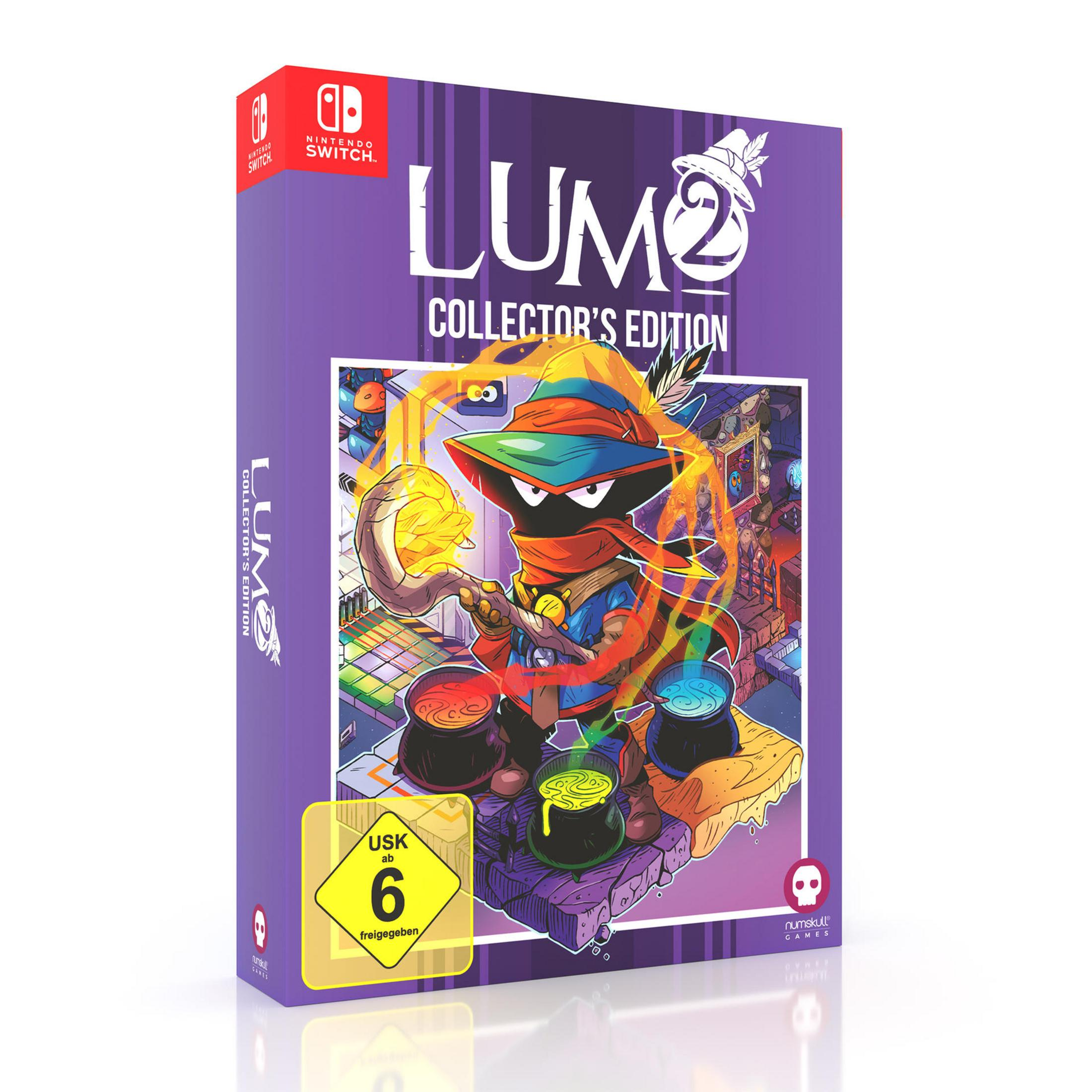 Edizione da Collezione LUM2 per Nintendo Switch. Un personaggio tiene un bastone magico.
