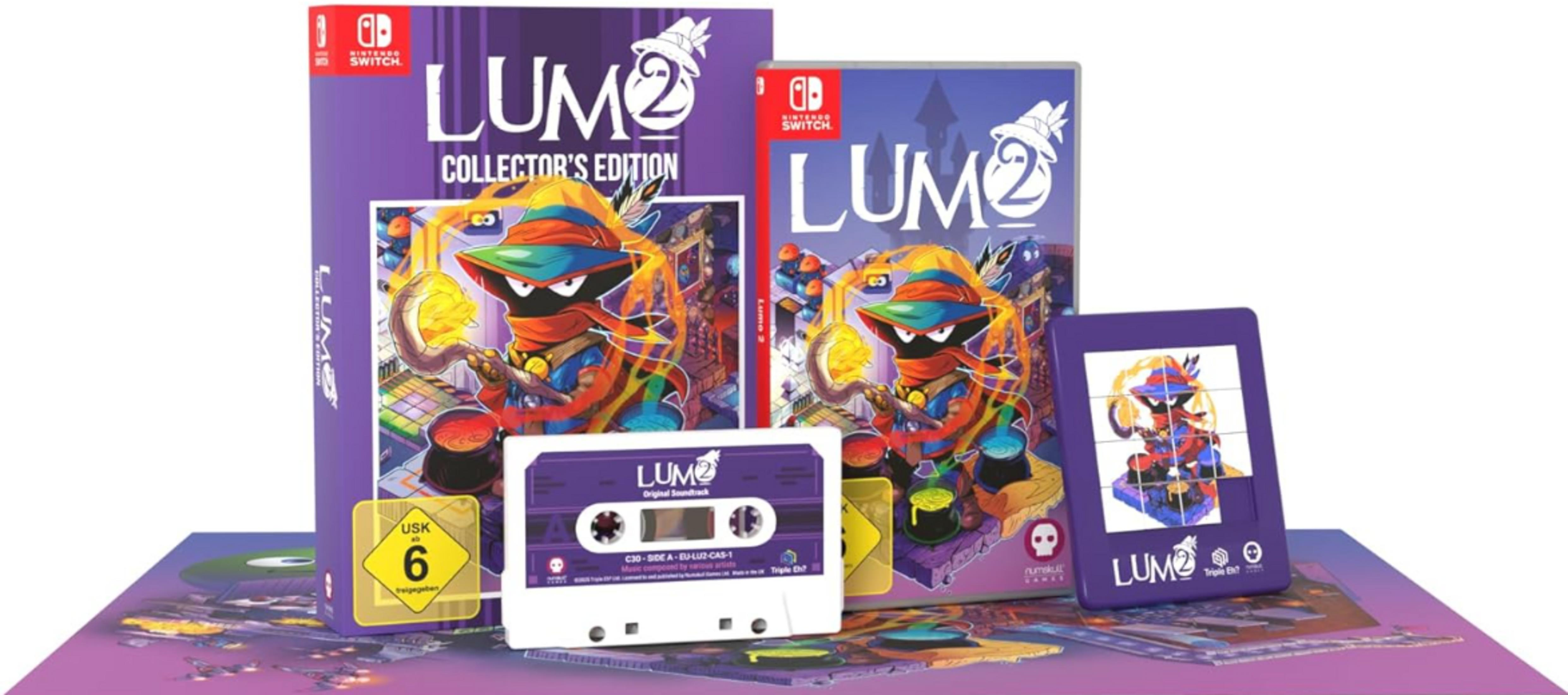 Edizione Collezionista LUM 2 con gioco, musicassetta, puzzle e bollino USK.