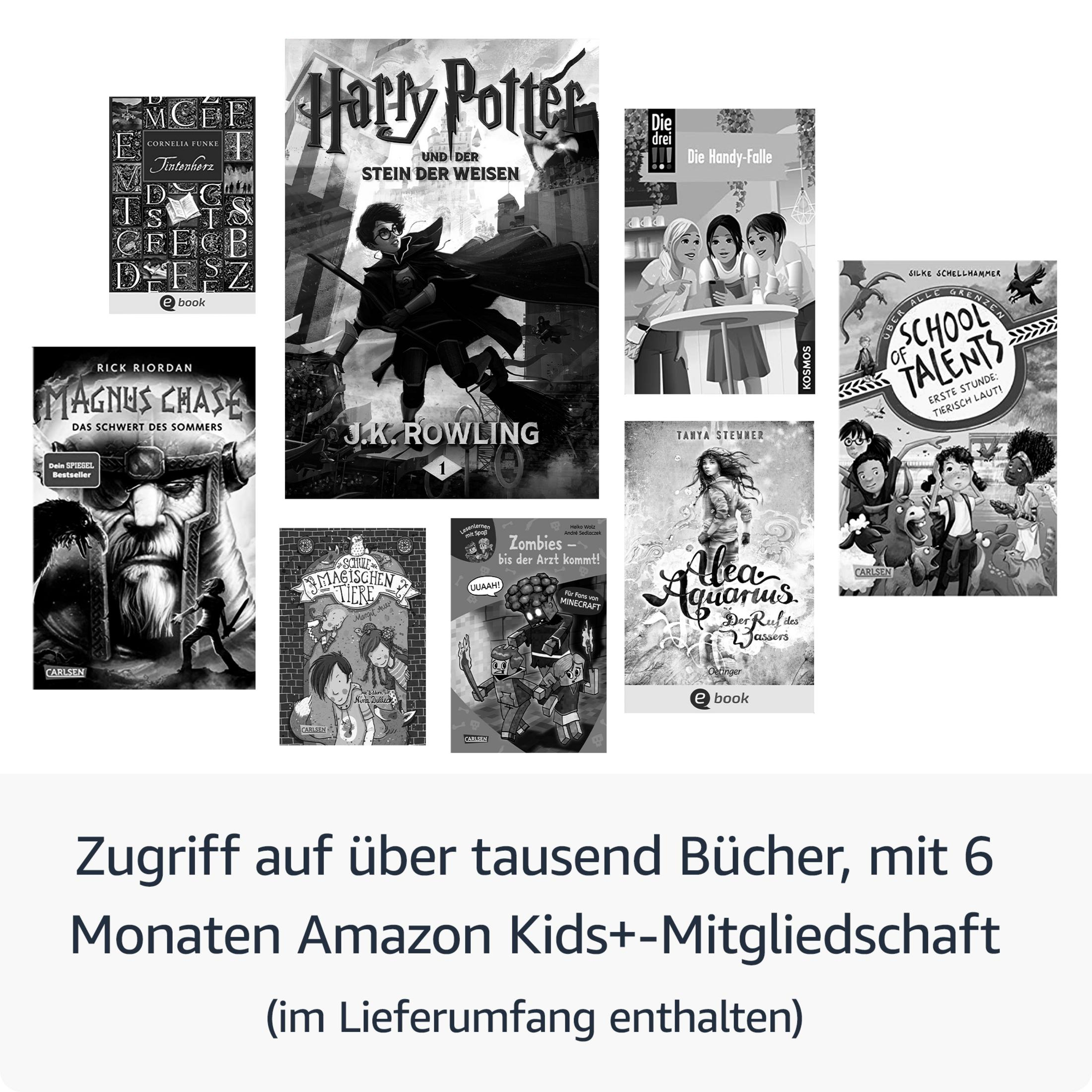 Collage von Buchcovern: Harry Potter, Tintenherz, Magnus Chase, Zombies, School of Talents.