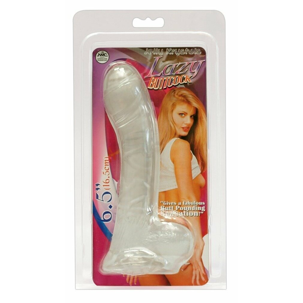 Verpackung mit einem durchsichtigen, gebogenen Objekt und einem Bild einer Frau.