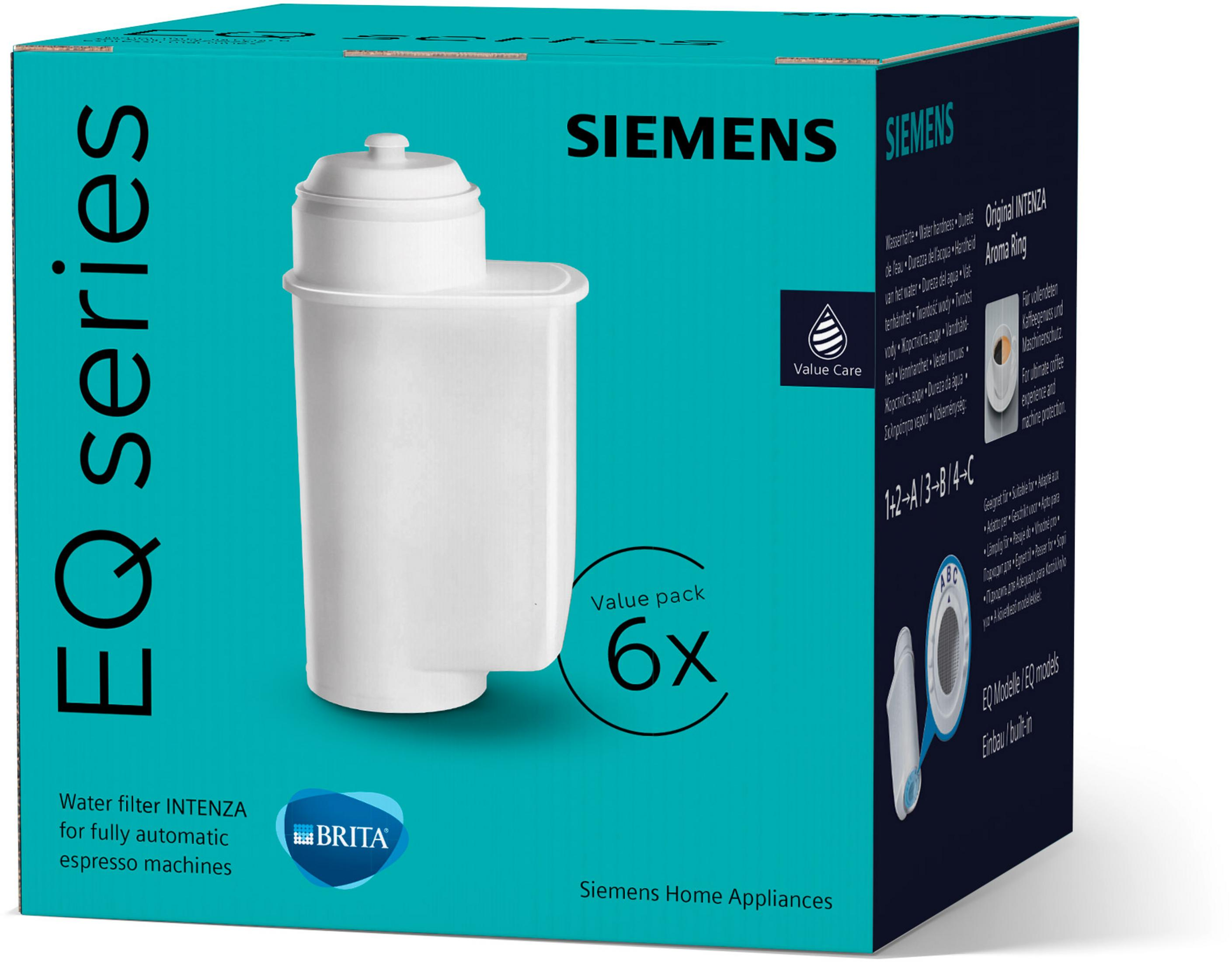 Confezione filtro acqua Siemens serie EQ, pacco convenienza 6.