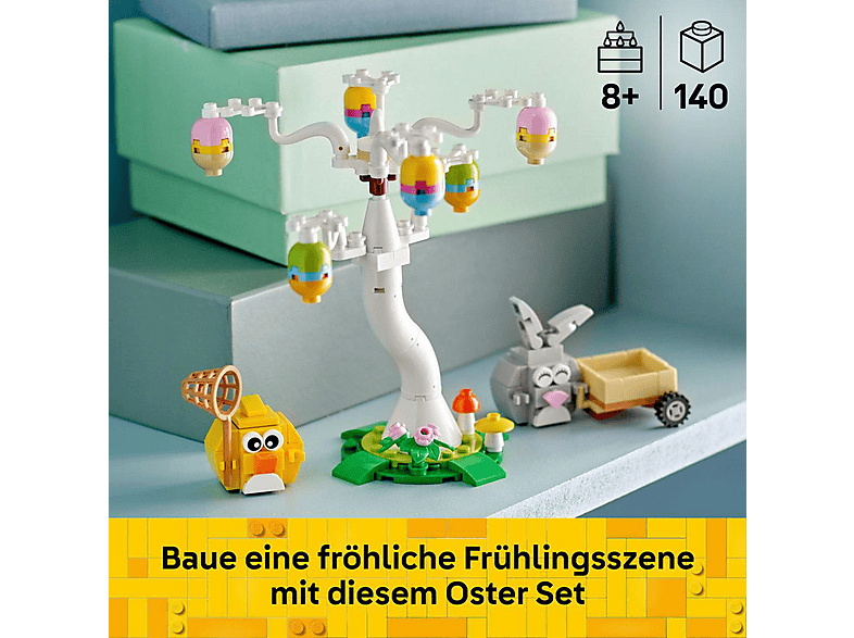 LEGO Iconic Paskalya Tavşanı ve Civcivin Yumurta Avı 40808 Fiyat