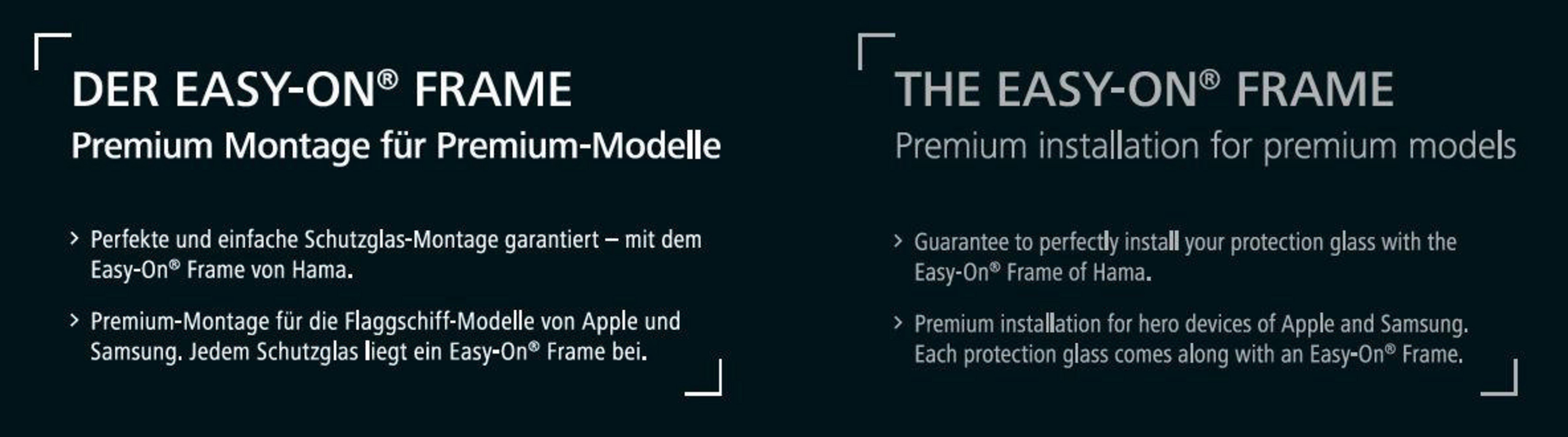 Ramka Easy-On: Instalacja premium dla urządzeń Apple i Samsung.