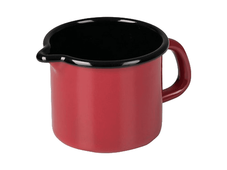 RIESS 0038-20 SCHNABELTOPF 9CM 0,5L COLOR ROT Schnabeltopf Emaille | SATURN