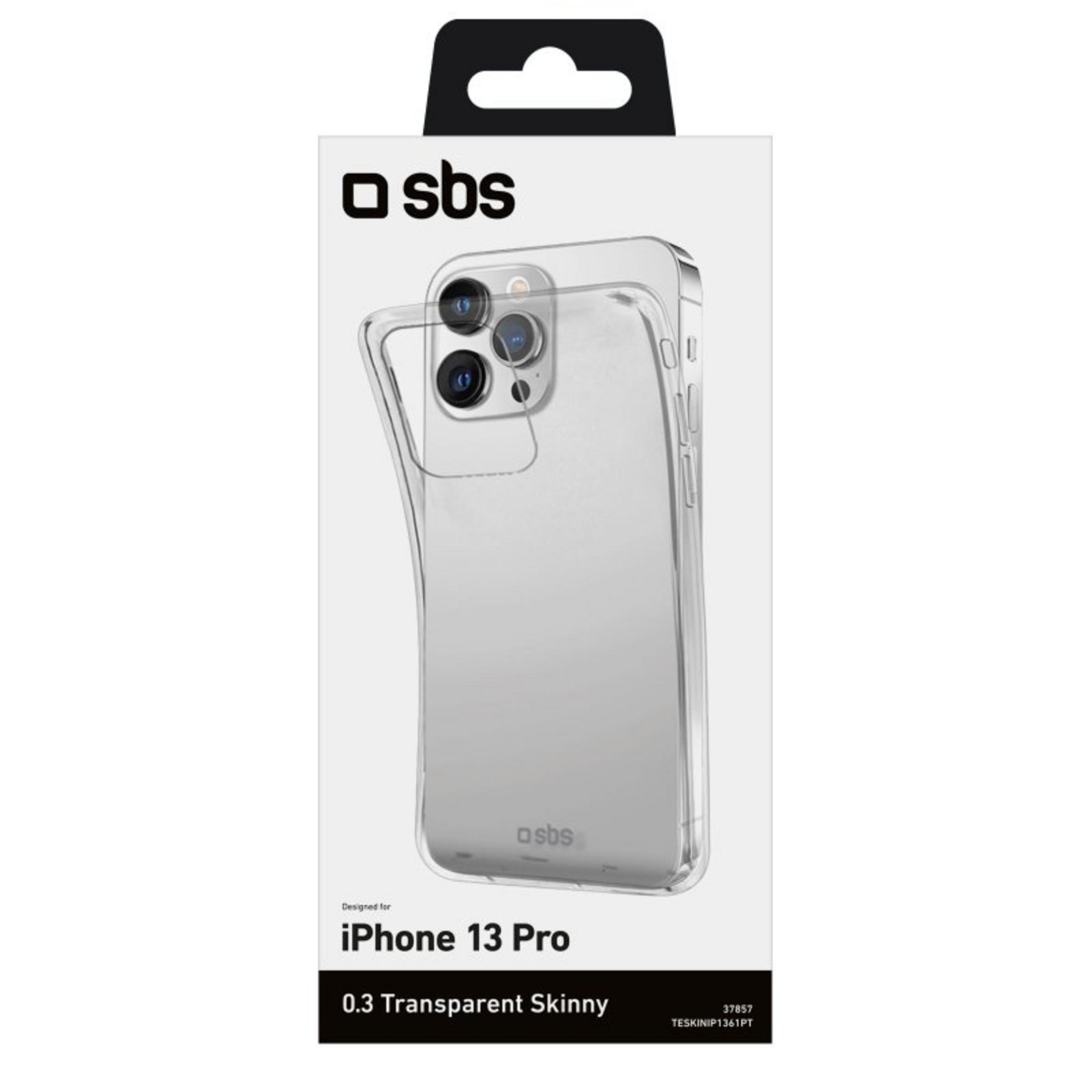 Custodia trasparente per iPhone 13 Pro, spessore 0,3 mm, SBS.