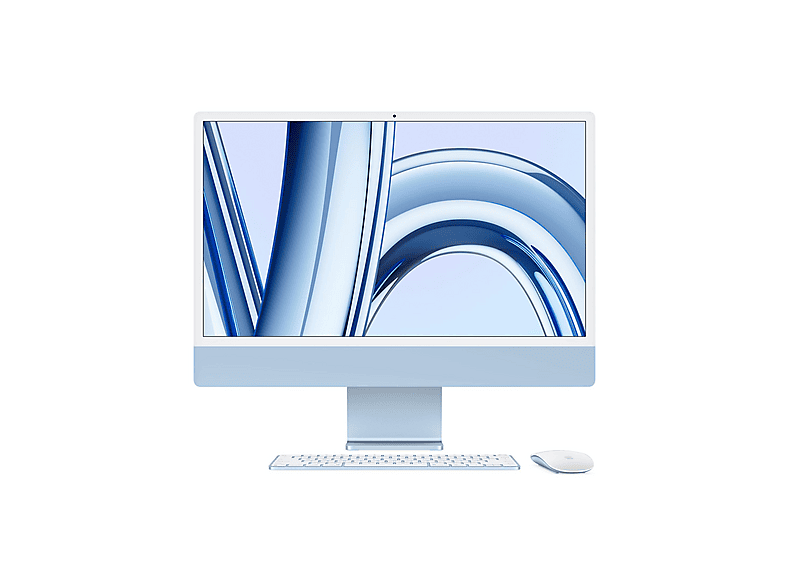 APPLE MQRQ3D/A IMAC 24 M3 8C/8/256/10C BLU, All-in-One PC mit 23,5