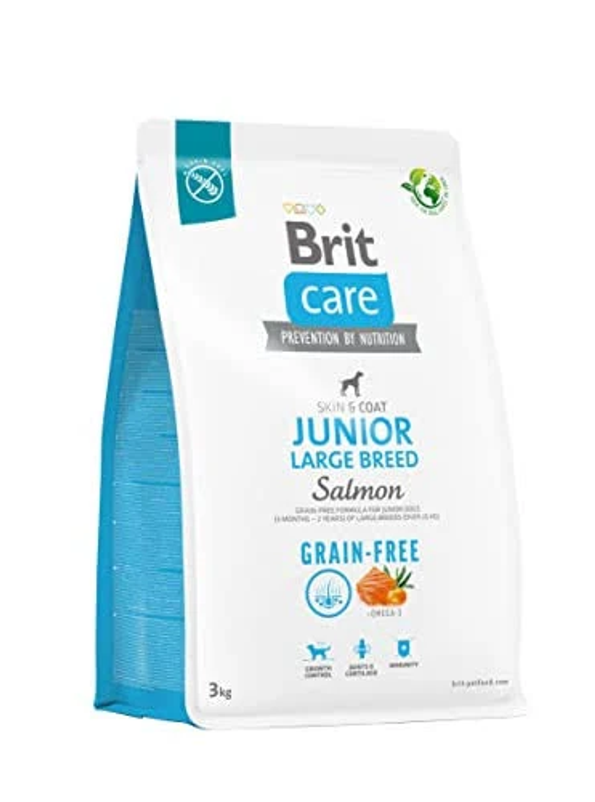 Brit Care Junior Large Breed Łosoś karma dla psa, 3kg, bezzbożowa.