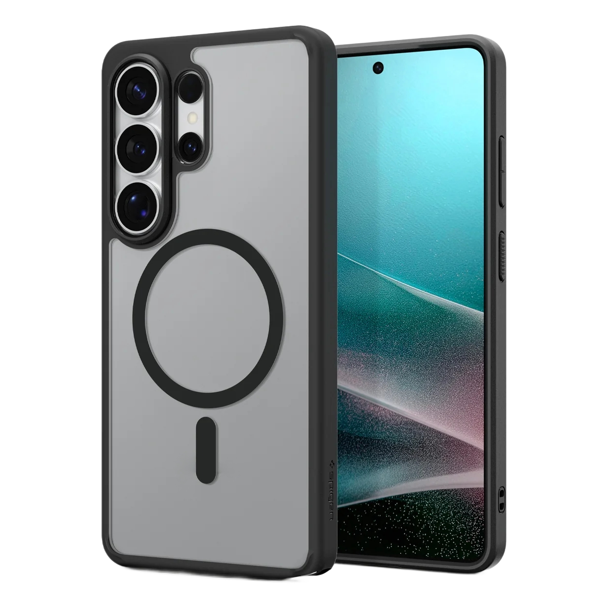 CANSHN Magnetisch hoesje voor Google Pixel 9 Pro (6,3 inch) met duurzame metalen standaard, verbeterde [volledige camerabescherming] doorschijnende