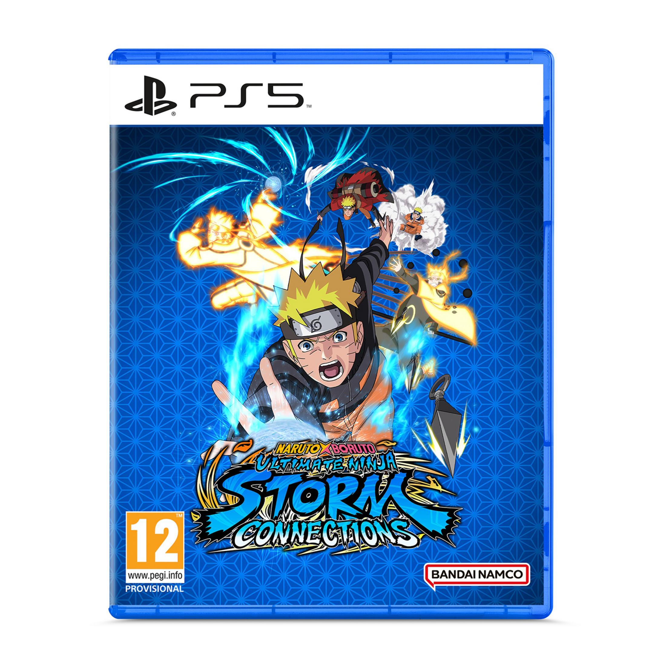 Copertina gioco PS5 Naruto e Boruto: Storm Connections con Naruto in primo piano.