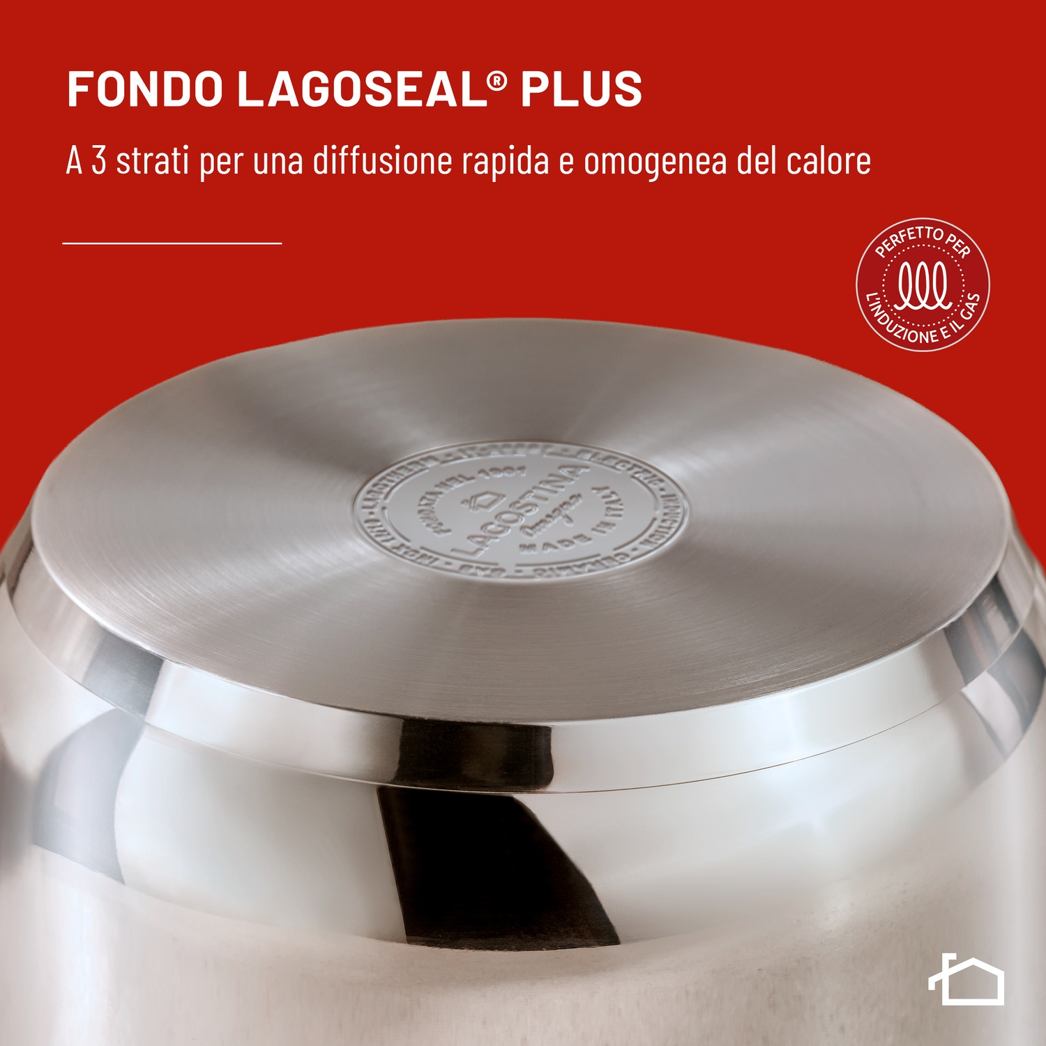 Fondo LAGOSEAL® PLUS, 3 strati per una diffusione rapida e omogenea.