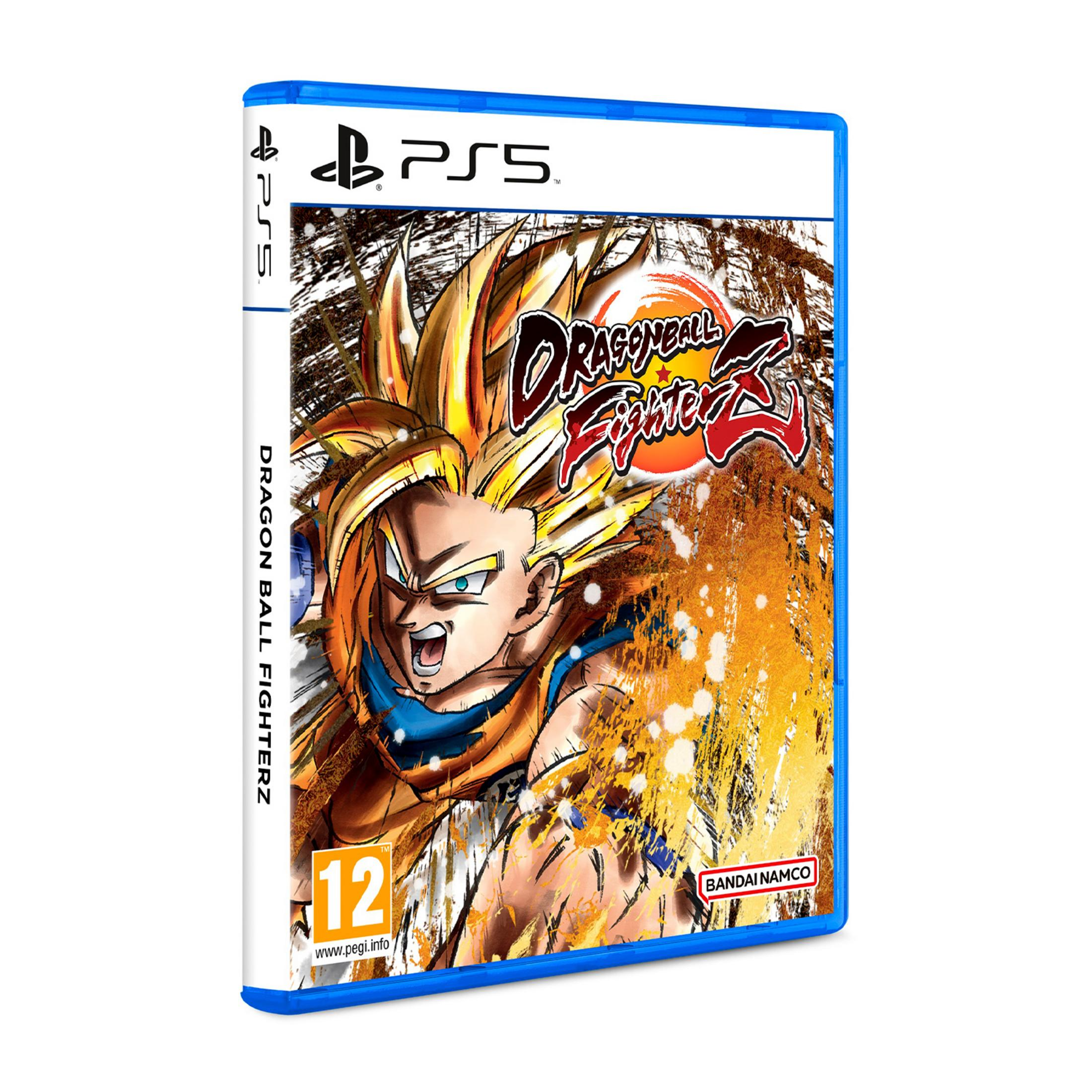 Custodia PS5 Dragon Ball FighterZ con Goku in forma Super Saiyan.