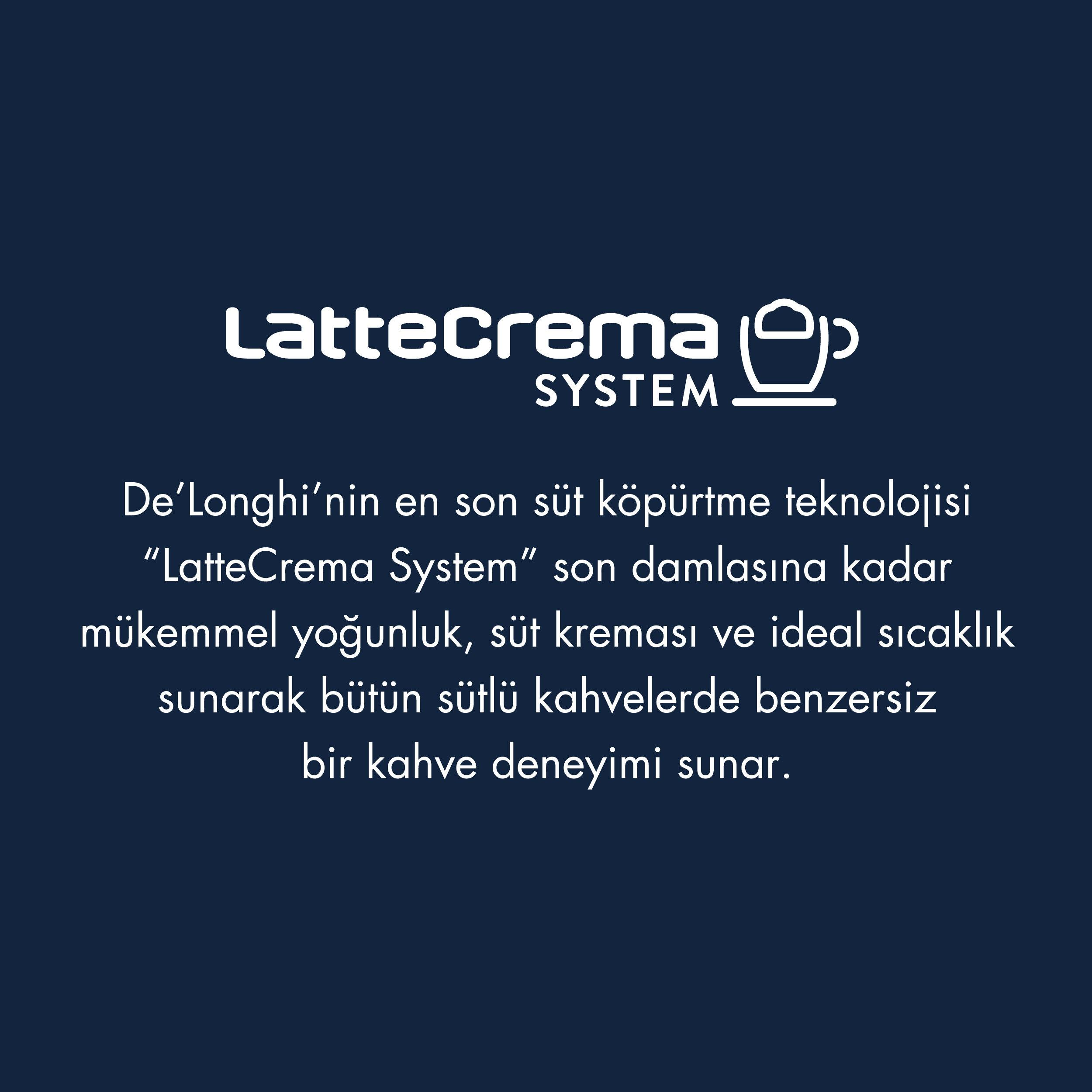 System De'Longhi LatteCrema: Idealna pianka mleczna do kawy.