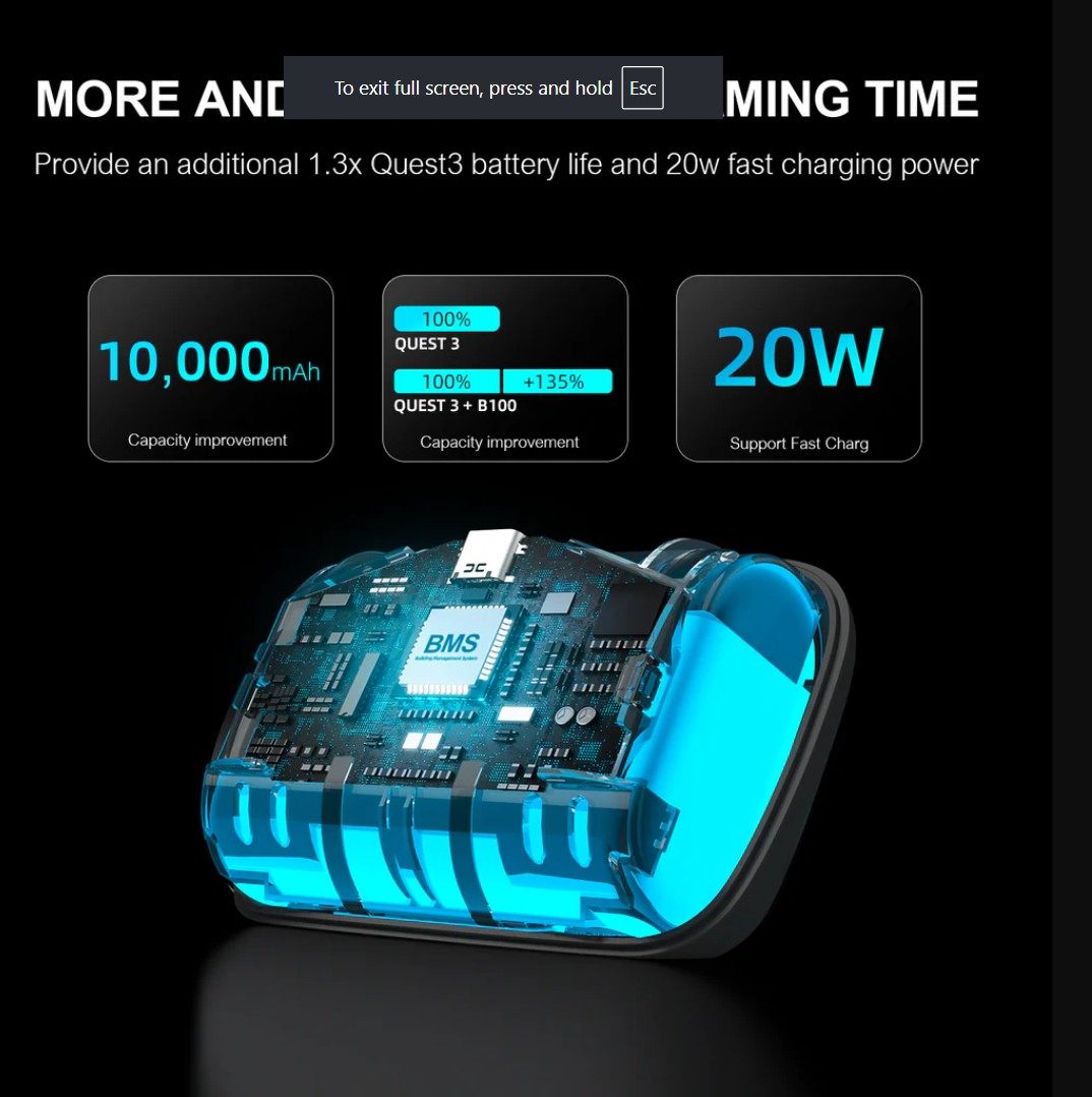 Una batteria da 10.000 mAh con ricarica rapida da 20W e circuito BMS.
