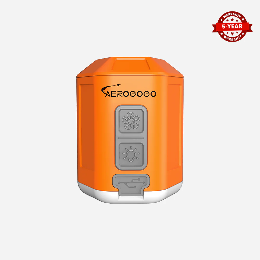 AEROGOGO GIGA Pump 4.0 Ultra Hafif Mini Vakum ve LED Kamp Lambası (Şişirme/Boşaltma) Hava Pompası