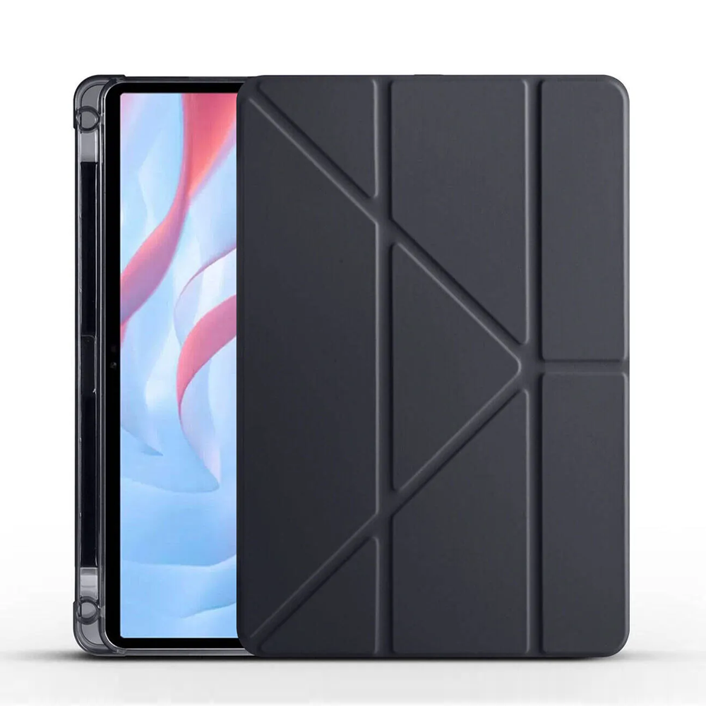 NEWFACE Mars iPad 2022 10.9 (10.Nesil) Uyumlu Kalemlikli iPad 2022 10.9 (10.Nesil) Tablet Kılıfı Siyah