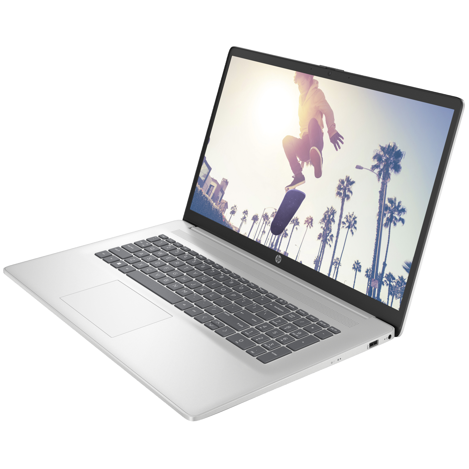 Laptop HP Laptop 17-cn3159ng / Intel® Core™ i5, i5-1334U / 16 GB RAM / 512 GB SSD / Brak karty graficznej / FreeDOS Srebrny